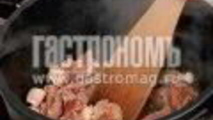 пшеничная каша с бараниной