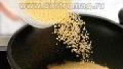 пшеничная каша с бараниной