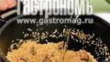 пшеничная каша с бараниной