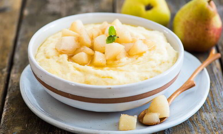 Рецепт пшеничная каша с грушей