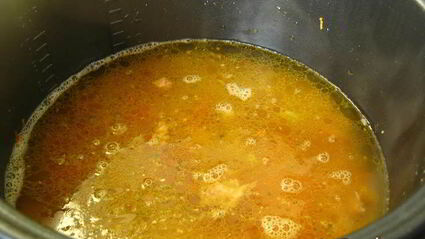 пшеничная каша с тушеной свининой