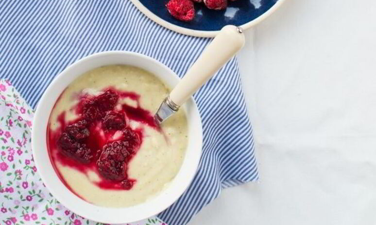 Рецепт пшенная каша с малиновым муссом