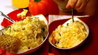 Рисовая каша с тыквой