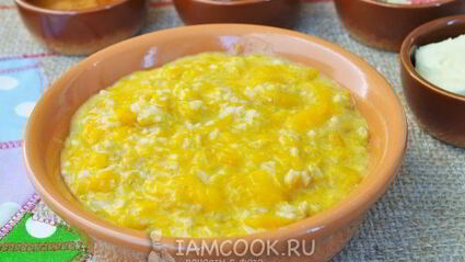 тыквенная каша в мультиварке