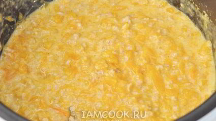 тыквенная каша в мультиварке