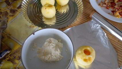 яблочная каша