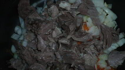 ячневая каша на бараньей рульке