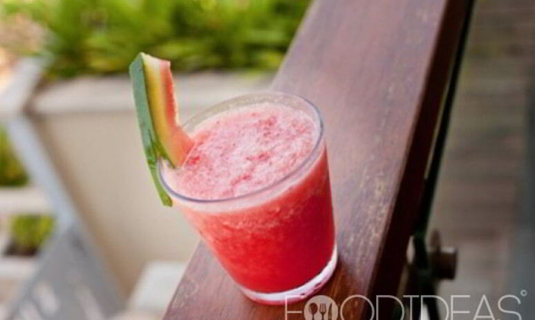 Рецепт арбузно-клубничный коктейль