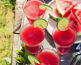 Арбузный коктейль с лаймом