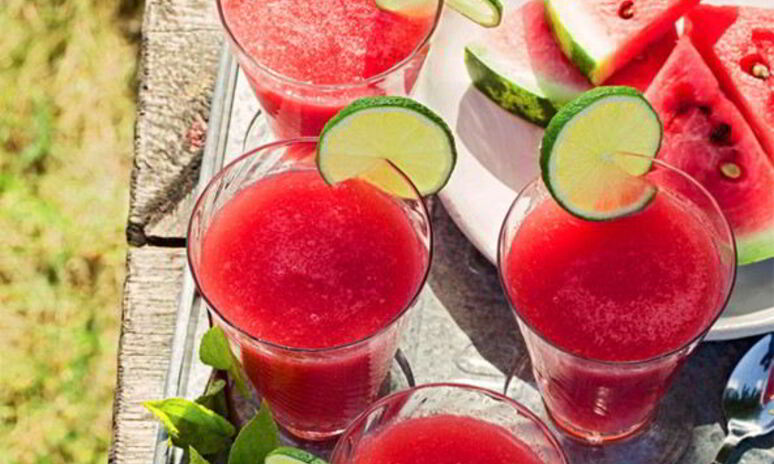 Рецепт арбузный коктейль с лаймом