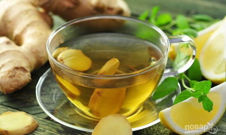 Рецепт имбирный чай