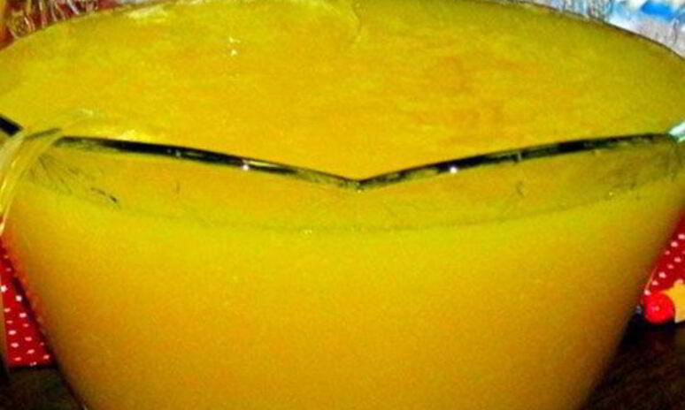 Рецепт гавайский пунш с шампанским