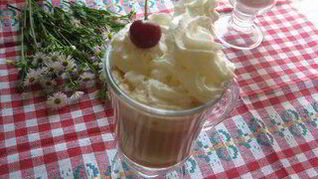 Кофейно-вишневый коктейль Утреннее наслаждение