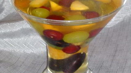 коктейль из яблочного и виноградного сока