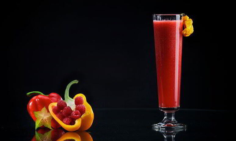Рецепт коктейль-слинг малина и перец