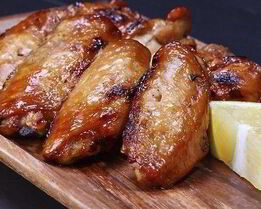 Крылышки куриные в лимонном сиропе