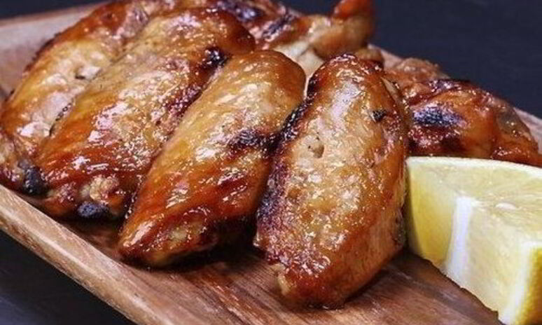 Рецепт крылышки куриные в лимонном сиропе