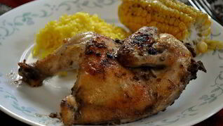 Куропатки с кленовым сиропом и специями