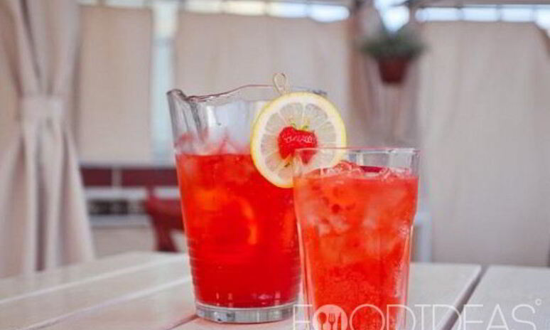 Рецепт клубничный лимонад