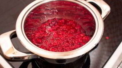 малиновый коктейль