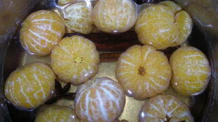 мандарины в пряном сахарном сиропе