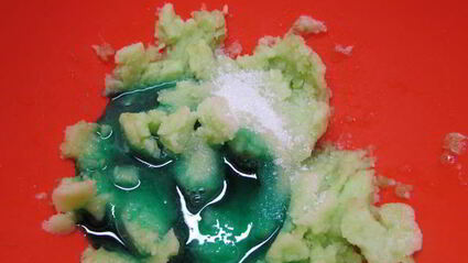 огуречный лед с мятным сиропом