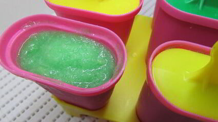 огуречный лед с мятным сиропом