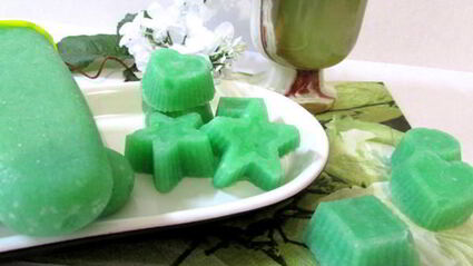 огуречный лед с мятным сиропом