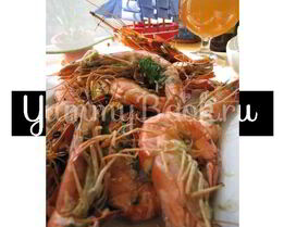 Пиво с креветками