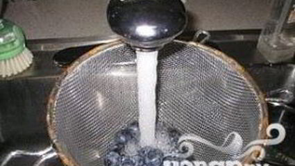 бананово-черничный смузи