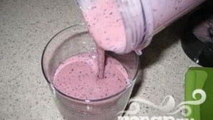 бананово-черничный смузи