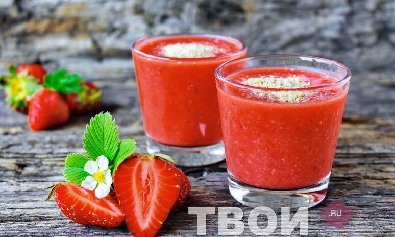 Рецепт клубничный смузи