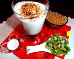 Творожный коктейль на завтрак