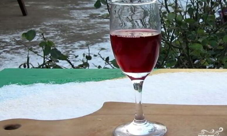 Рецепт вино из малинового варенья