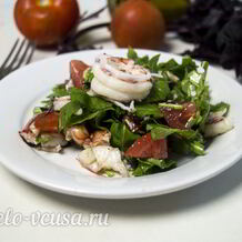 Салаты с креветками