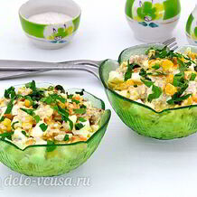 Салаты с кукурузой