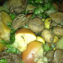 Салаты с печенью