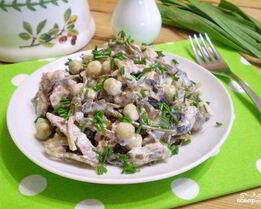 Диетический салат из морской капусты