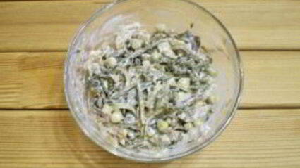 диетический салат из морской капусты