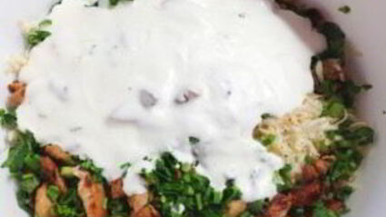 диетический салат с курицей