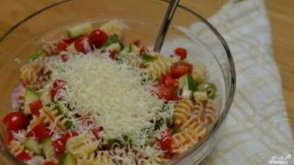 итальянский салат с пастой