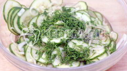 огуречный салат