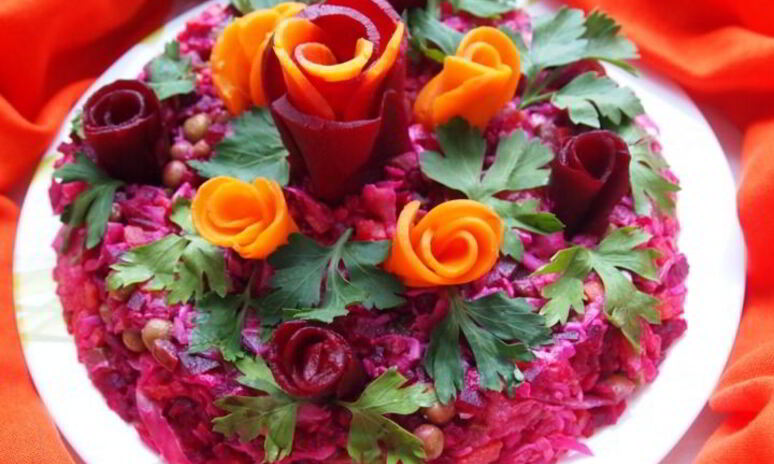 Рецепт овощной салат