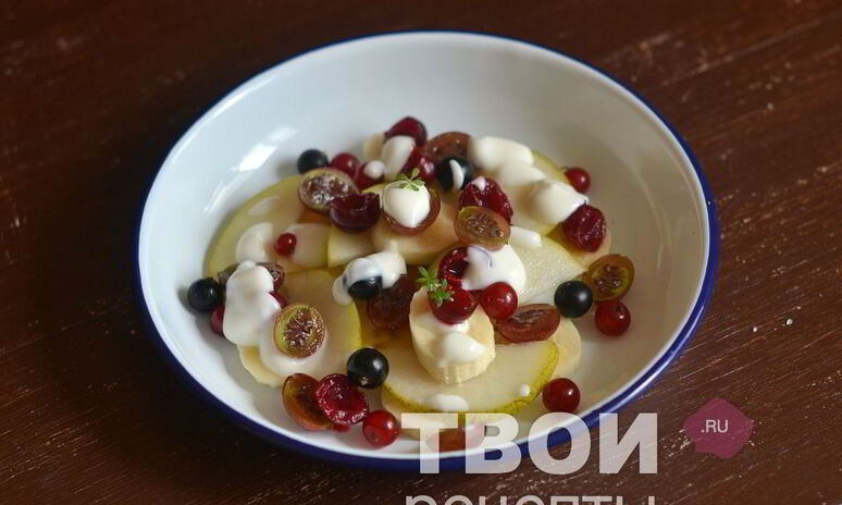 Рецепт салат из фруктов