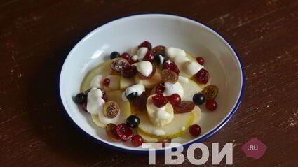 салат из фруктов