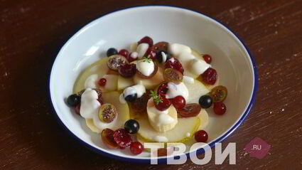 салат из фруктов