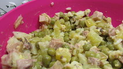 салат из печени трески с яблоком