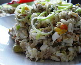 Салат из скумбрии Завтрак для двоих