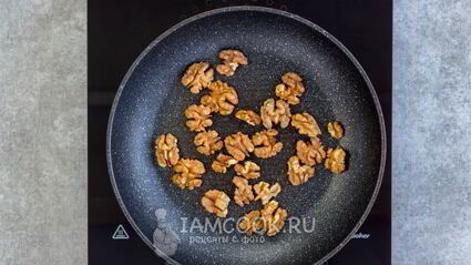 салат из стручковой фасоли с грецкими орехами