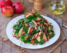 Салат из свежего шпината